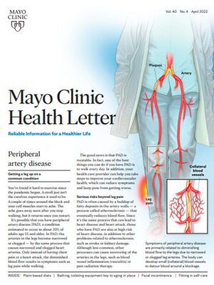 cover image of April 2022. Mayo Clinic Health Letter